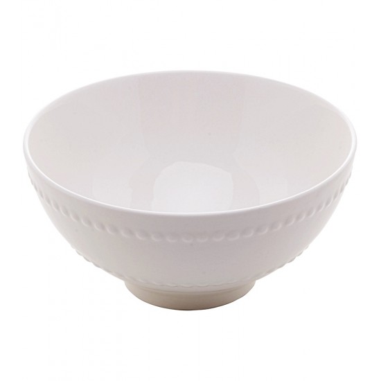 Bowl 13,5cm Por 6,5cm de Porcelana New Bone Pearl Branco
